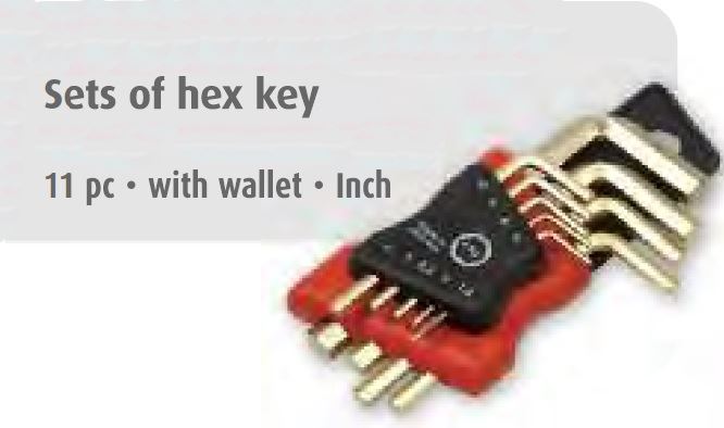 סט מפתחות אלן מוגן פיצוץ 1/16"-3/8" דונגס