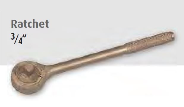 ידית רצ'ט אנטי נפיץ 3/4" - 300 מ"מ דונגס