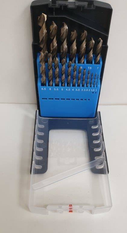 סט מקדחים קובלט 1-10*0.5 19 יח