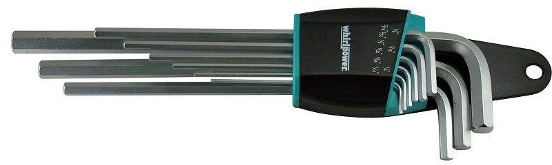 סט מפתחות אלן ארוך במיוחד 1/16"-3/8", 9 י"ח ווירלפאוור