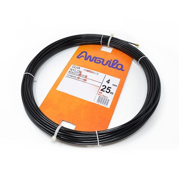 סטלבנד עובי 4 מ"מ שחור ניילון 25 מטר Anguila
