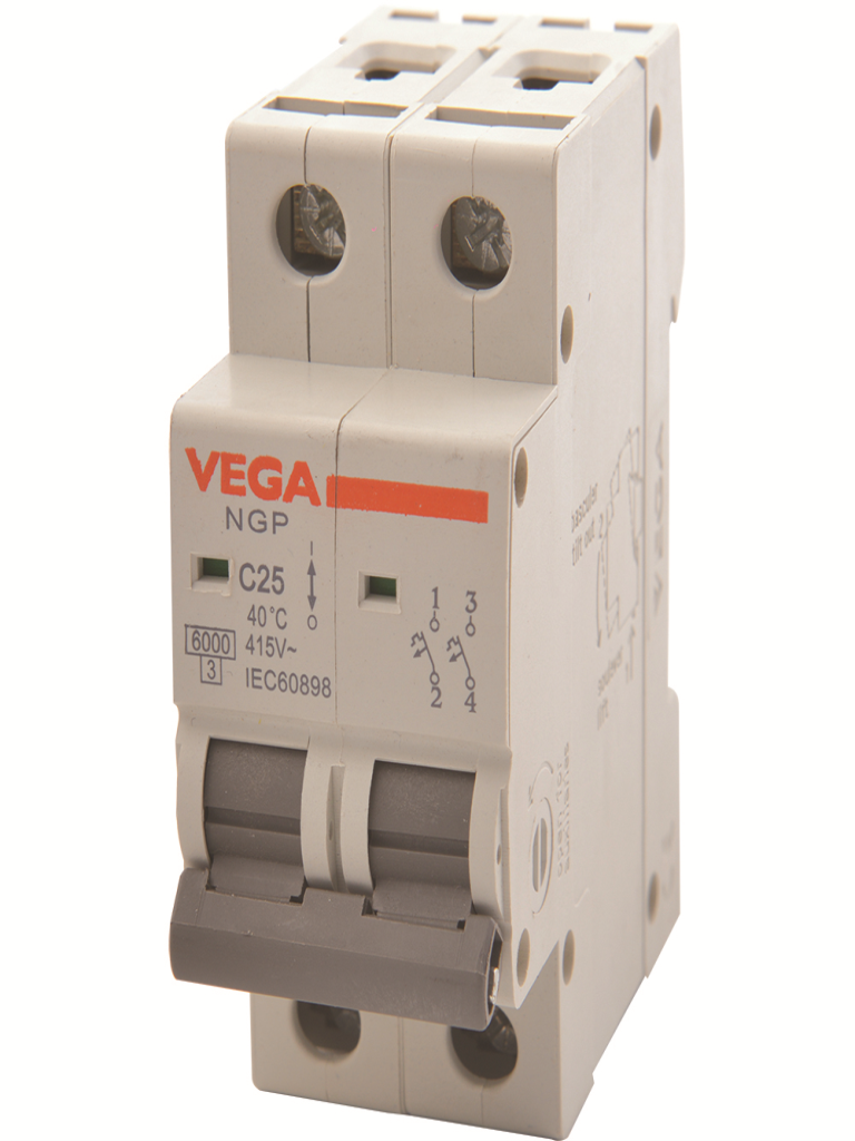 חצי אוטומט VEGA 2PX10C  6KA