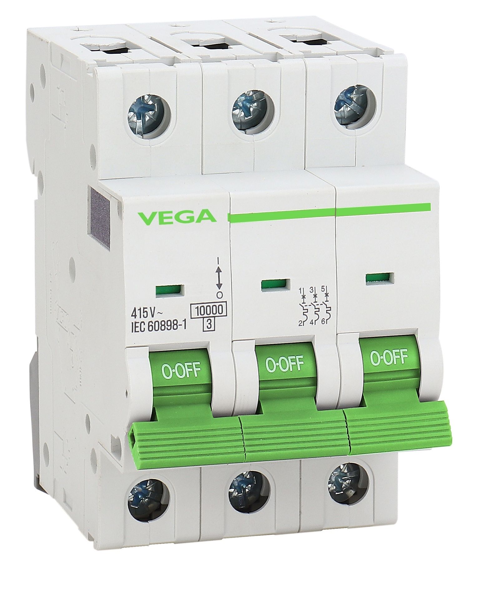 חצי אוטומט VEGA 3PX50C 10KA