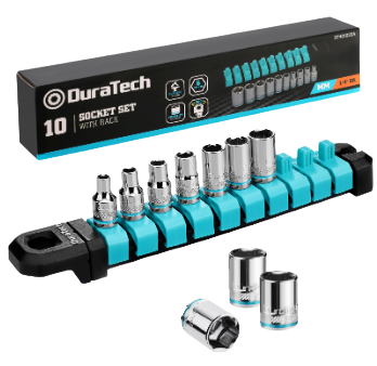 סט בוקסות 1/4 10 יח' עם מתקן DURATECH