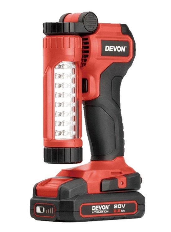 גוף פנס עבודה 20V 1000 Lm
