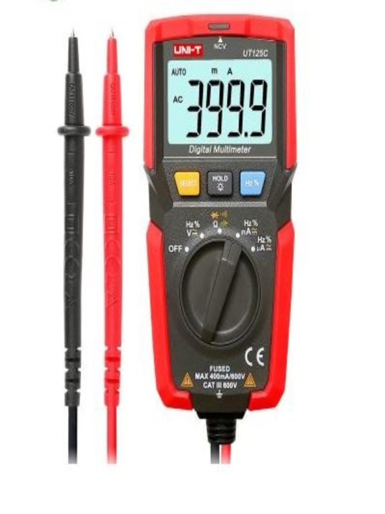 רב מודד כיס אלקטרוני זרמים נמוכים UT125C
