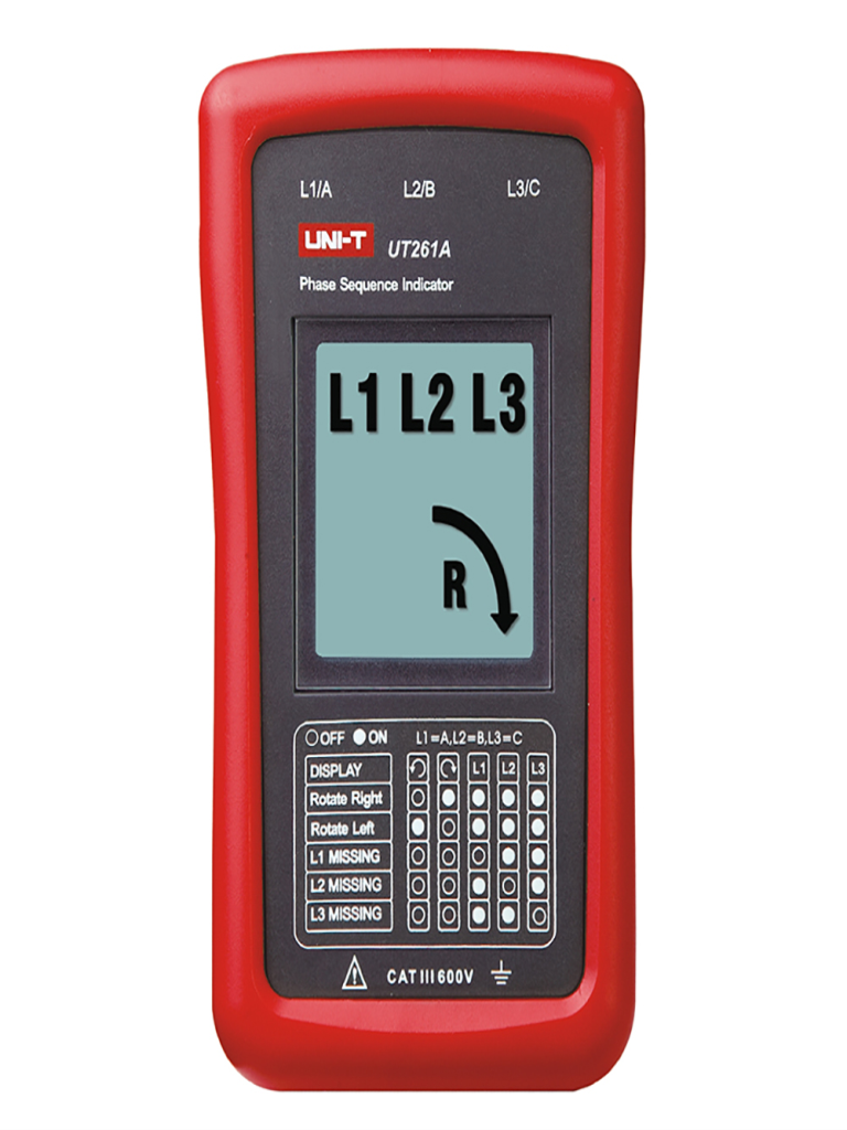 מד סדר פאזות דיגיטלי UT261A