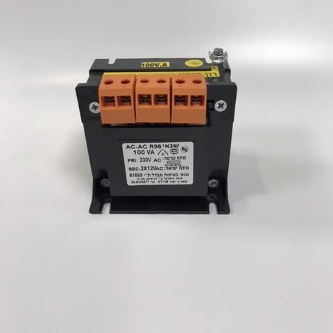 שנאי מבדל מכני 350VA 2X12V (סדרה חדשה)