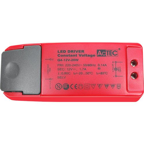 דרייבר אלקטרוני LED 220/12VDC 20W-28W