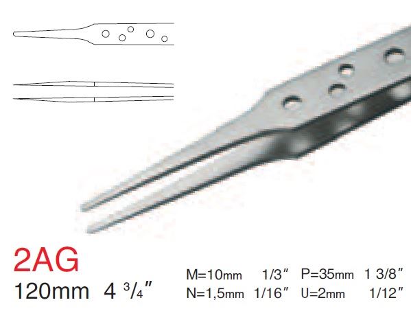 פינצטה מנירוסטה 2AG רוביס