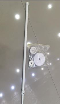 סט מוט תליה לבן לסלים 18W+24W