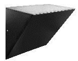 קירית 40W/20W UP L גוון והספק משתנה 90*40
