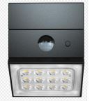 קובייה הונגרית סולארית 2.5W גוון אור משתנה שחור