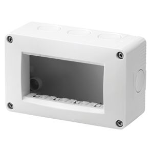 קופסא אפורה עה"ט 4 מודול IP-40 (מתאים לסדרת קורוס)