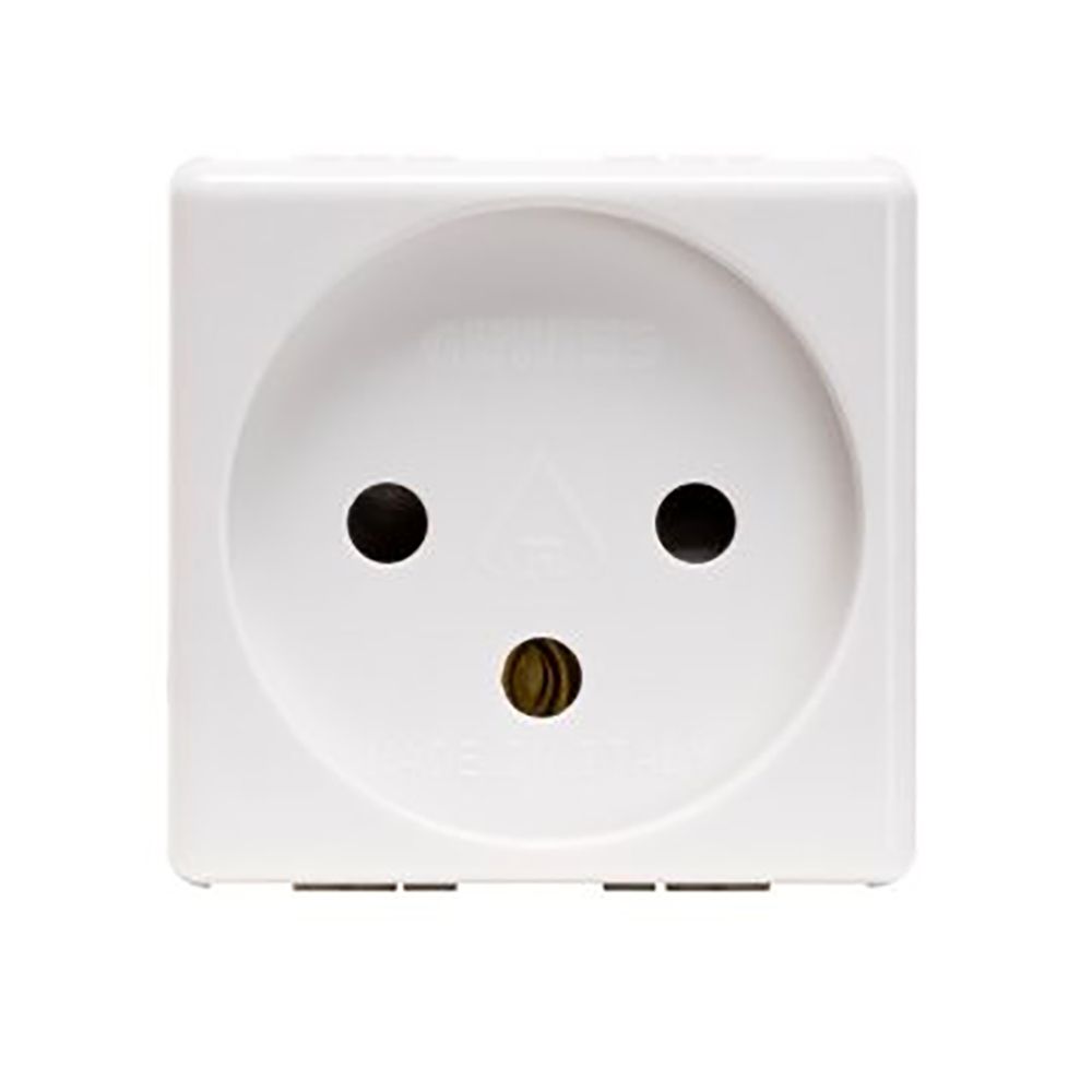 שקע ישראלי 16A 250V לבן GW