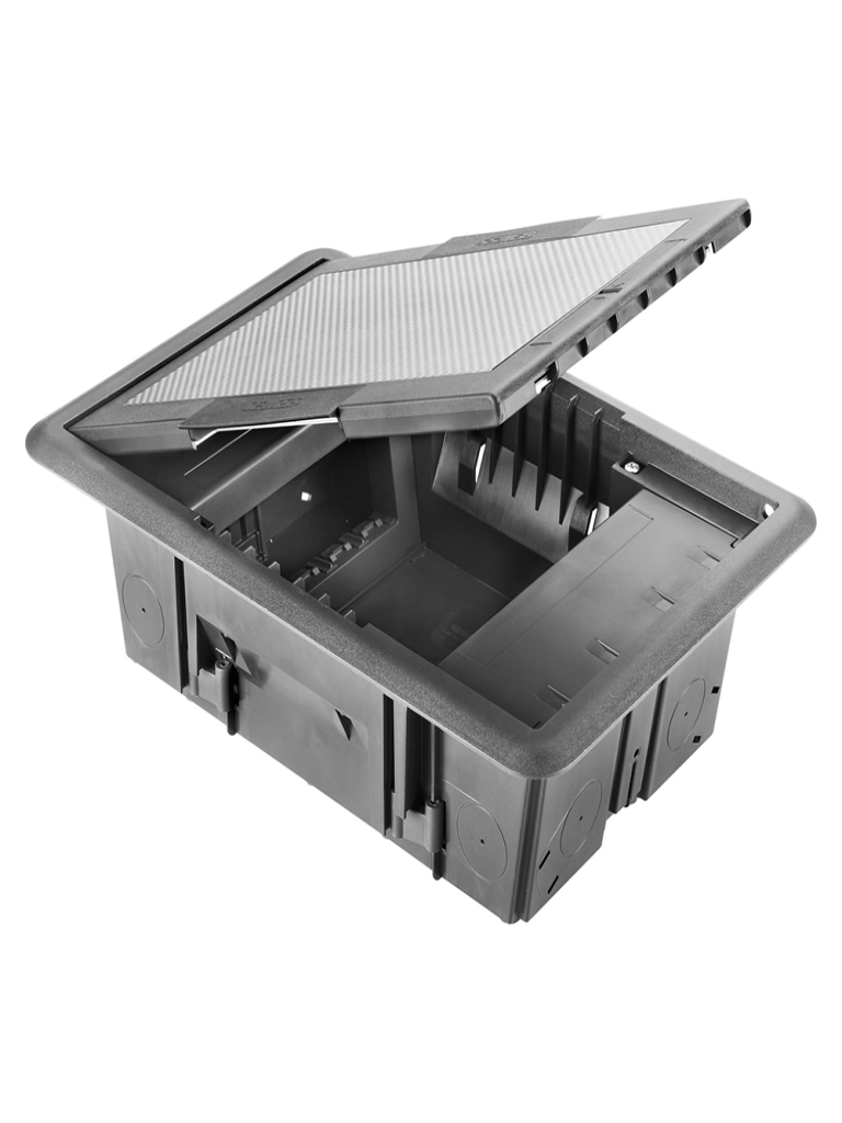 קופסא שקועה 10 מודול מכסה מתכת IP40