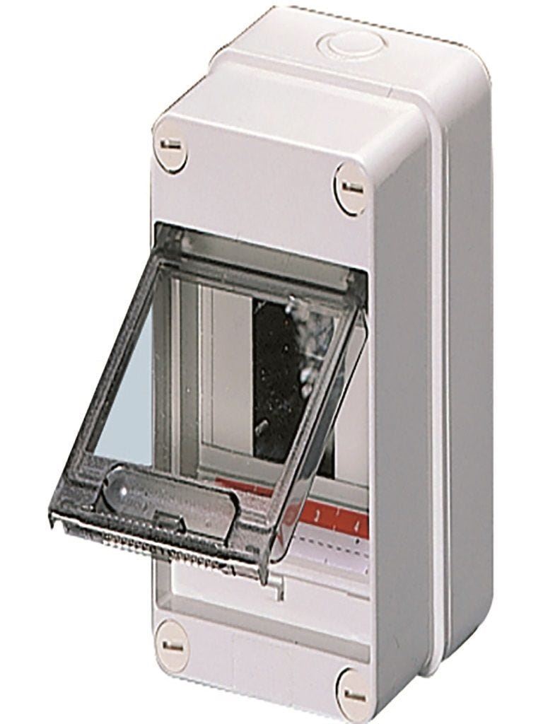 לוח עה"ט ל 8 ח"א שקוף GW IP55 ללא פס 3940408B