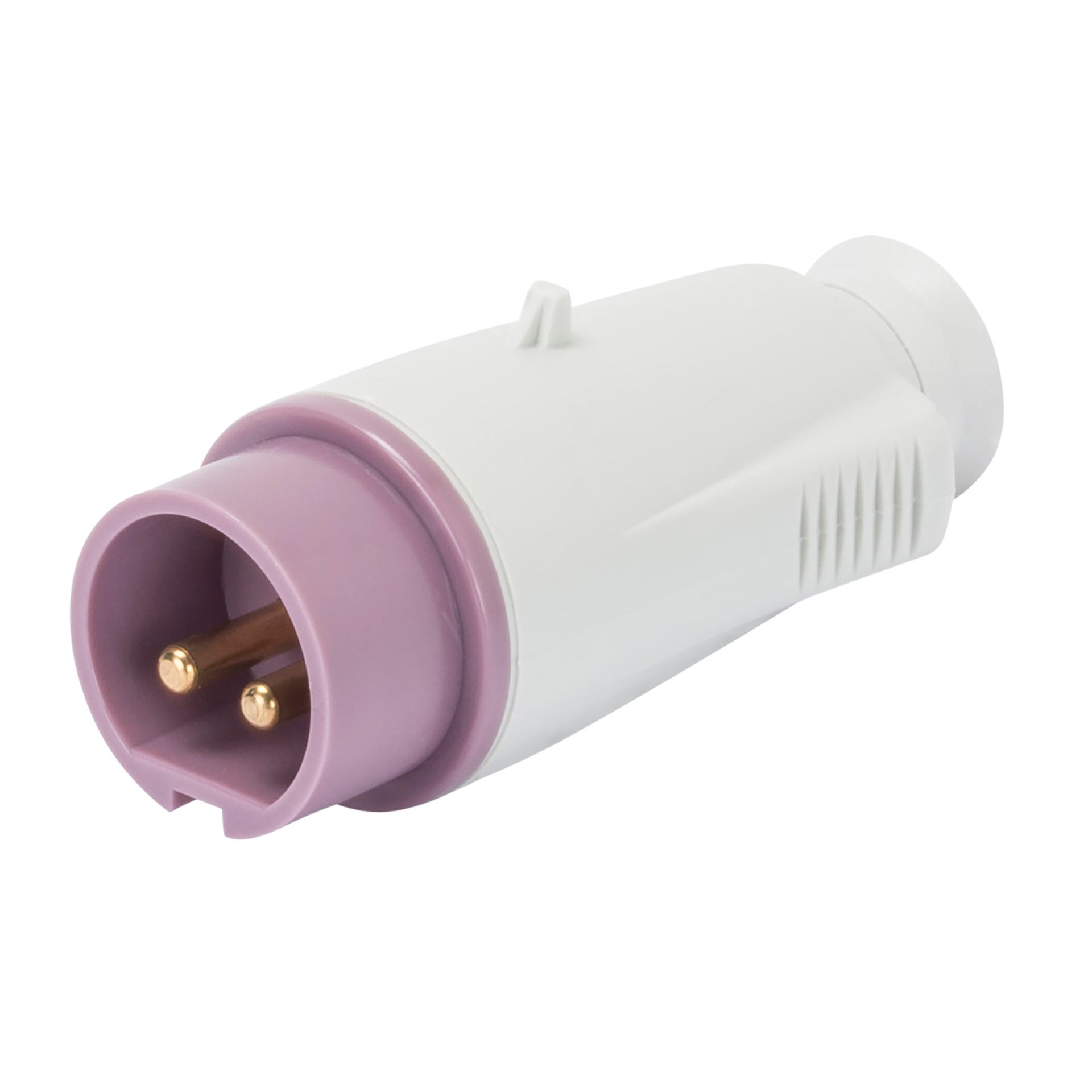 תקע CEE נייד סגול GW IP-44 24V 2X32A