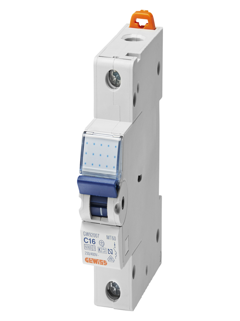חצי אוטומט 1P 40A 10kA C GEWISS