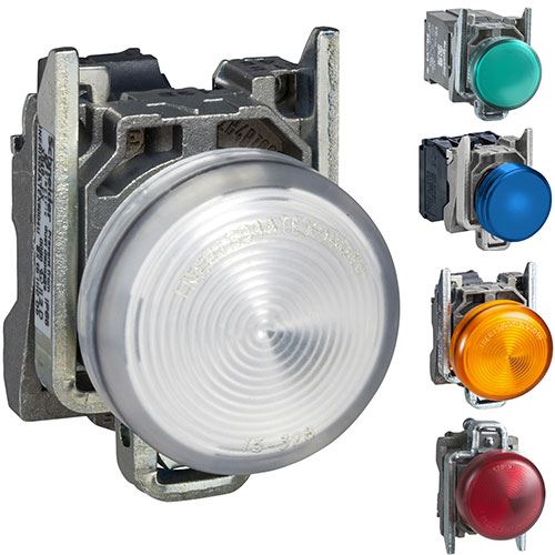 מנורת סימון לד אדום 220V קומפ' XB4BVM4