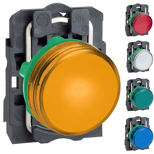 מנורת סימון לד צהוב XB5AVM5