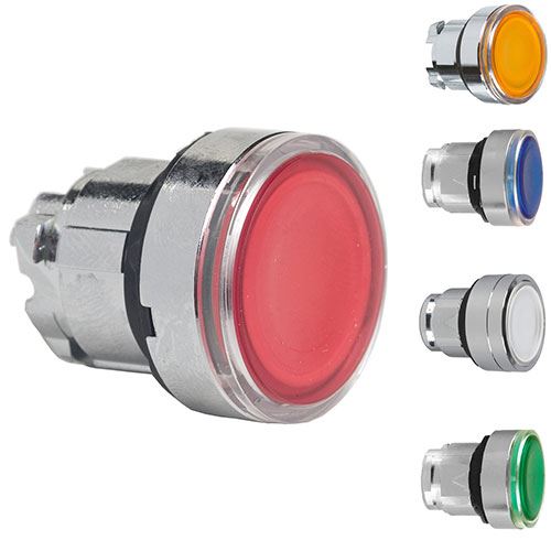 ראש לחצן מואר ירוק נתפס ZB4BH033