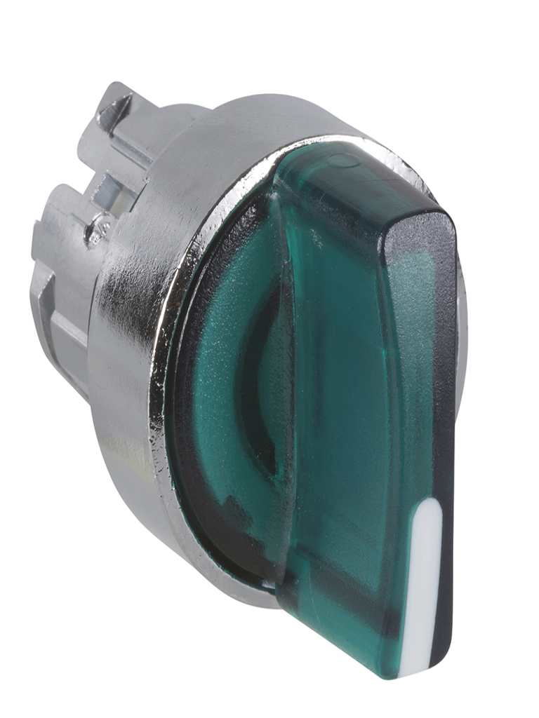 ראש בורר מואר ירוק ZB4BK1233