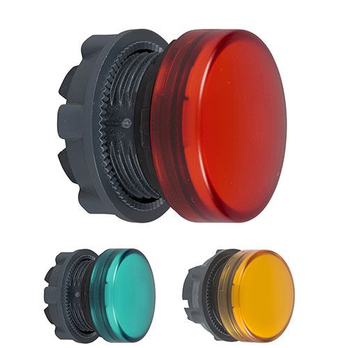 ראש מנורת סימון אדום ZB5AV043