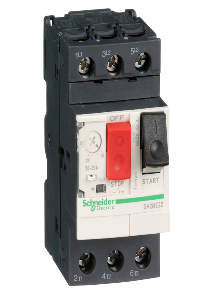 מתנע טרמו מגנטי GV2ME22  20-25A