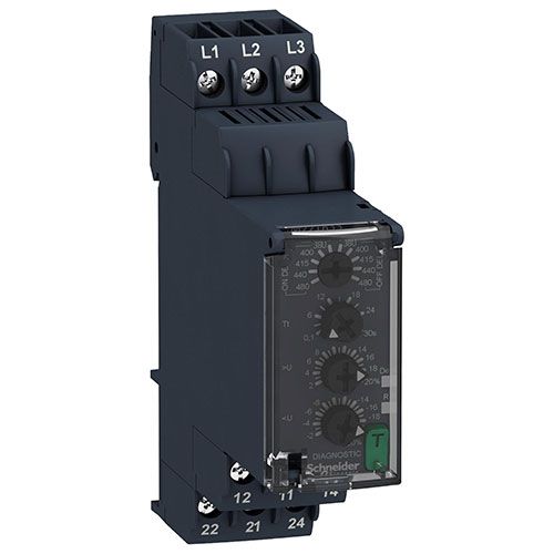 ממסר ח.פאזה C/O לרשת  380-480VAC+השהיה