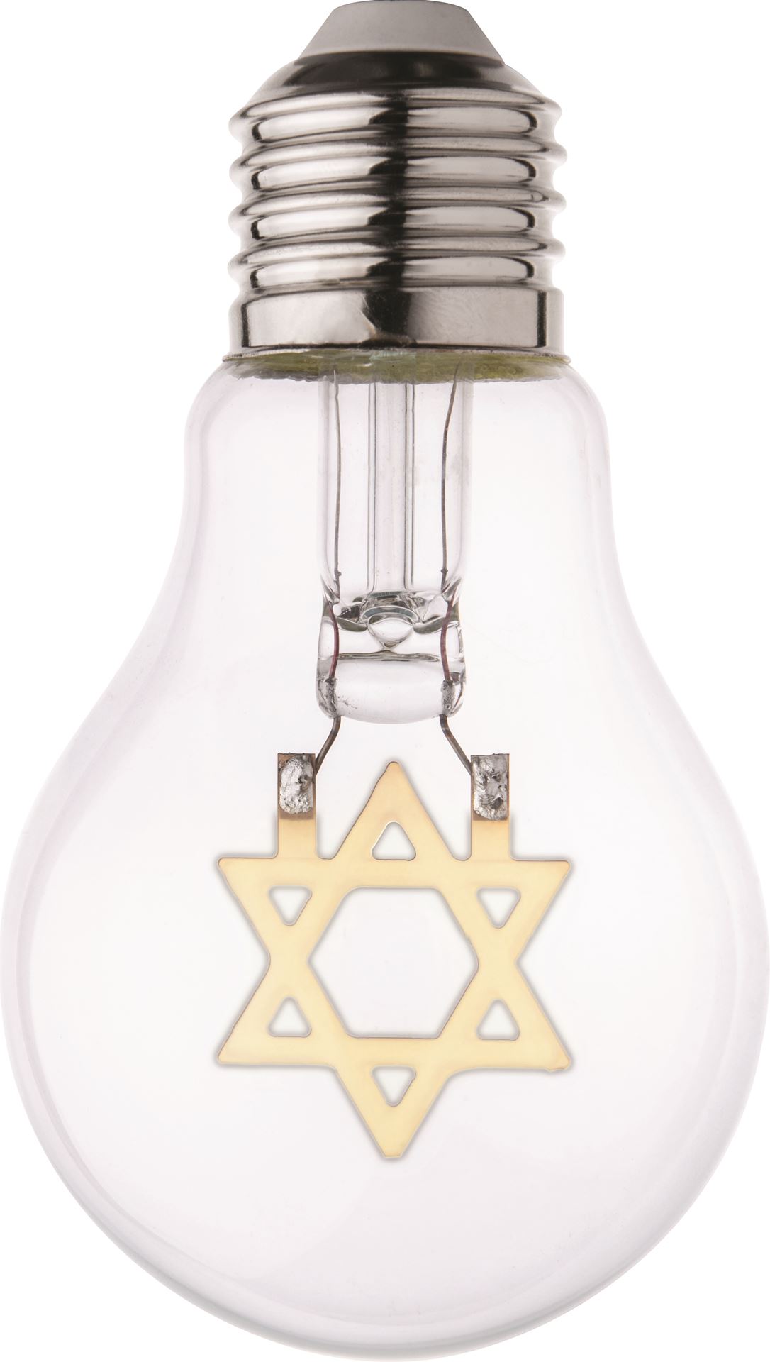 נורה לד מגן דוד E-27 אור כחול