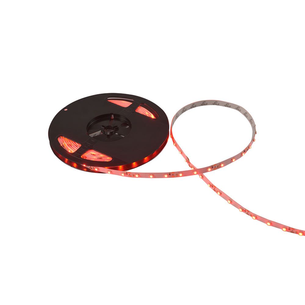 גליל 5 מטר, סטריפ לד 60 לד מוגן (12V 5W (3525 אדום