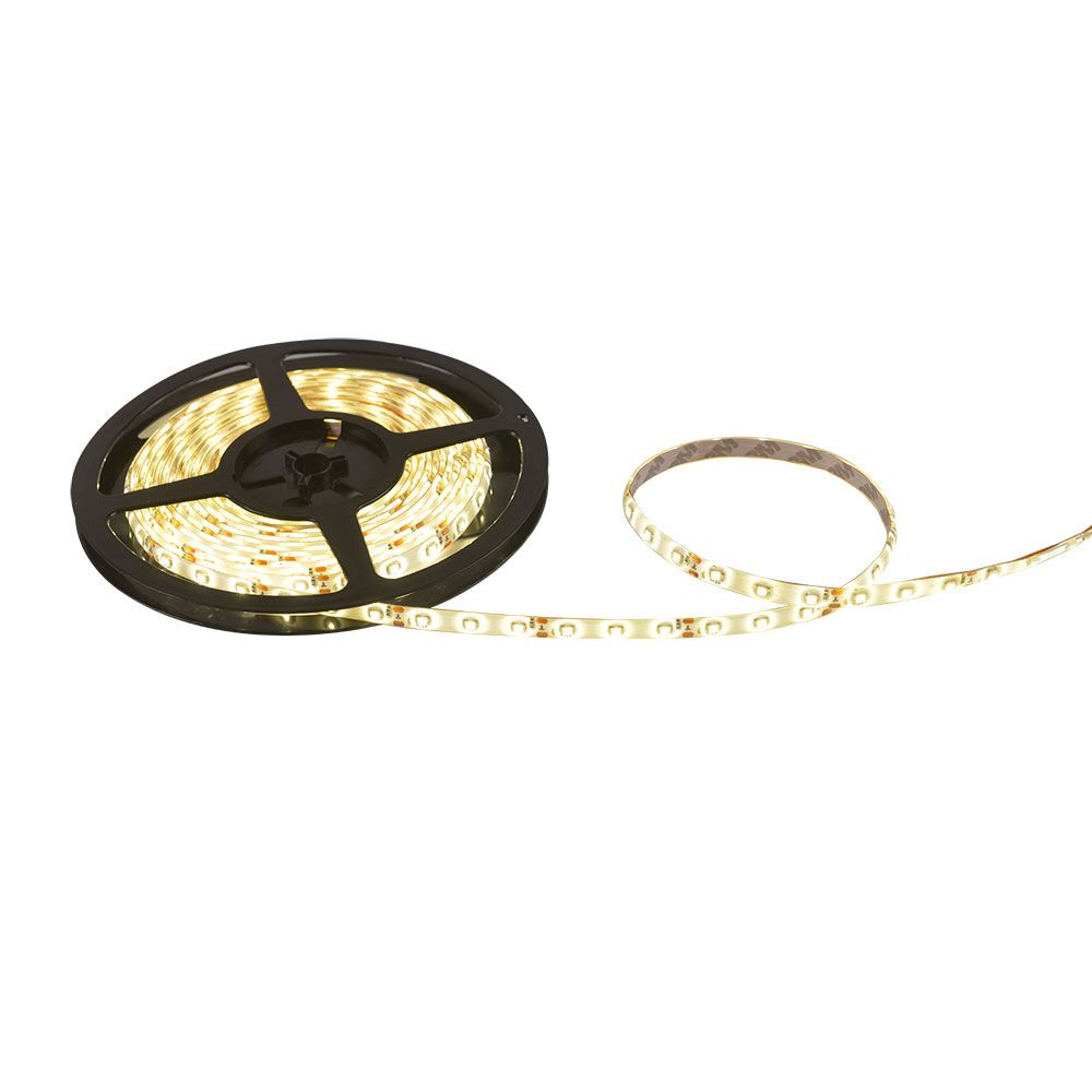 גליל 5 מטר, סטריפ לד 5050 60 לד WW אור חם 12V