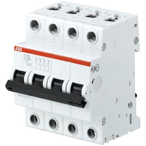 חצי אוטומט 4x80A 6KA אופיין S204 C