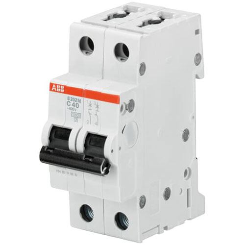 חצי אוטומט 20A 2P 10KA אופיין S202M C