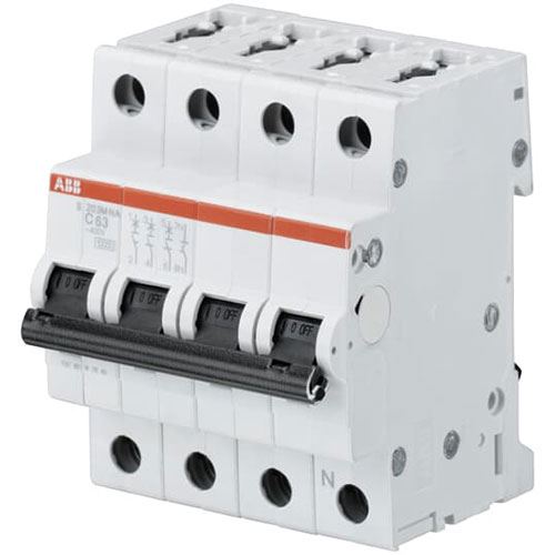 חצי אוטומט 10KA תלת פאזי+16A 0 אופיין S203M C