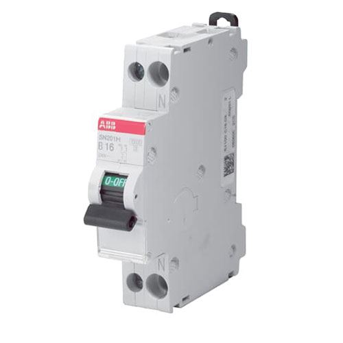 חצי אוטומט 1 מודול SN201 M C10+NA 10KA