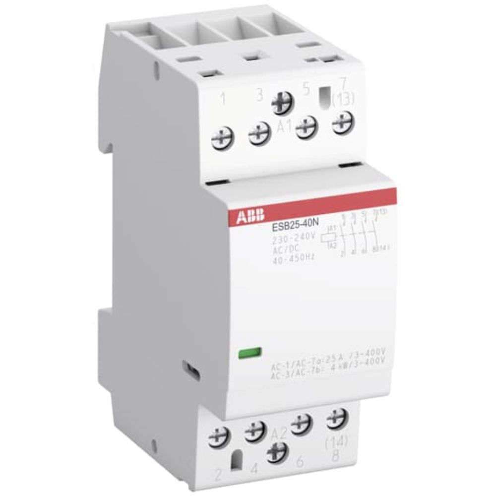 מגען מודולרי תלת פאזי ESB25 AC/DC 230V 25A 4NO