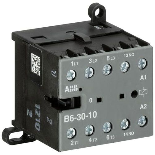 מגען זעיר 3 פאזי 4kW +מגע עזר 220VAC 1NC