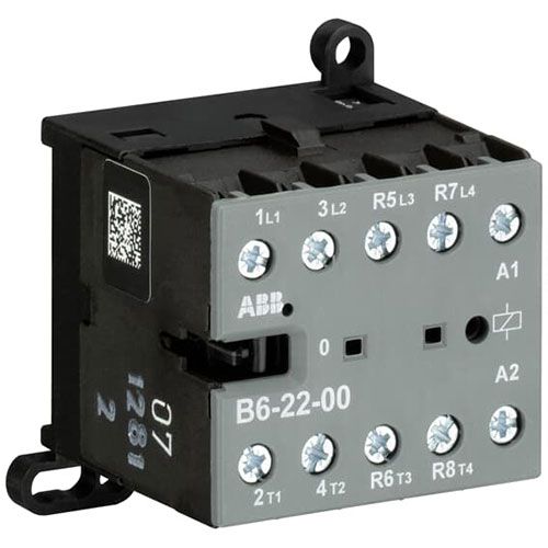 מגען זעיר 4kW 4P ללא מ"ע B6 22 00 220VAC