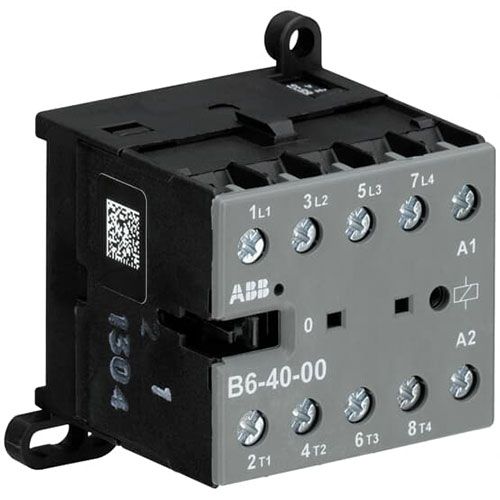 מגען זעיר 4kW 4P ללא מ"ע B6 40 00 220VAC