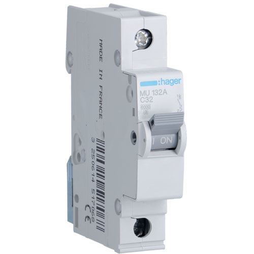 חצי אוטומט HAGER 6KA 1X32A C