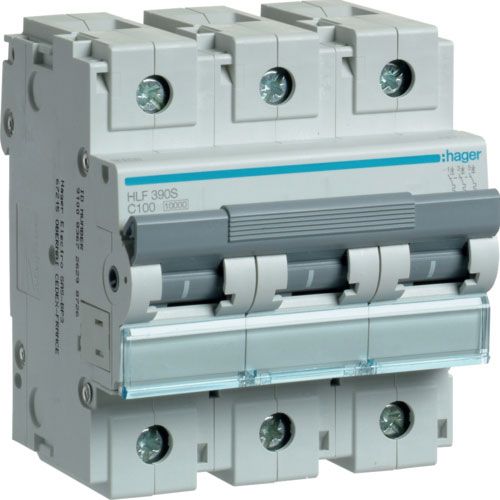 חצי אוטומט HAGER 10KA 3X100A C
