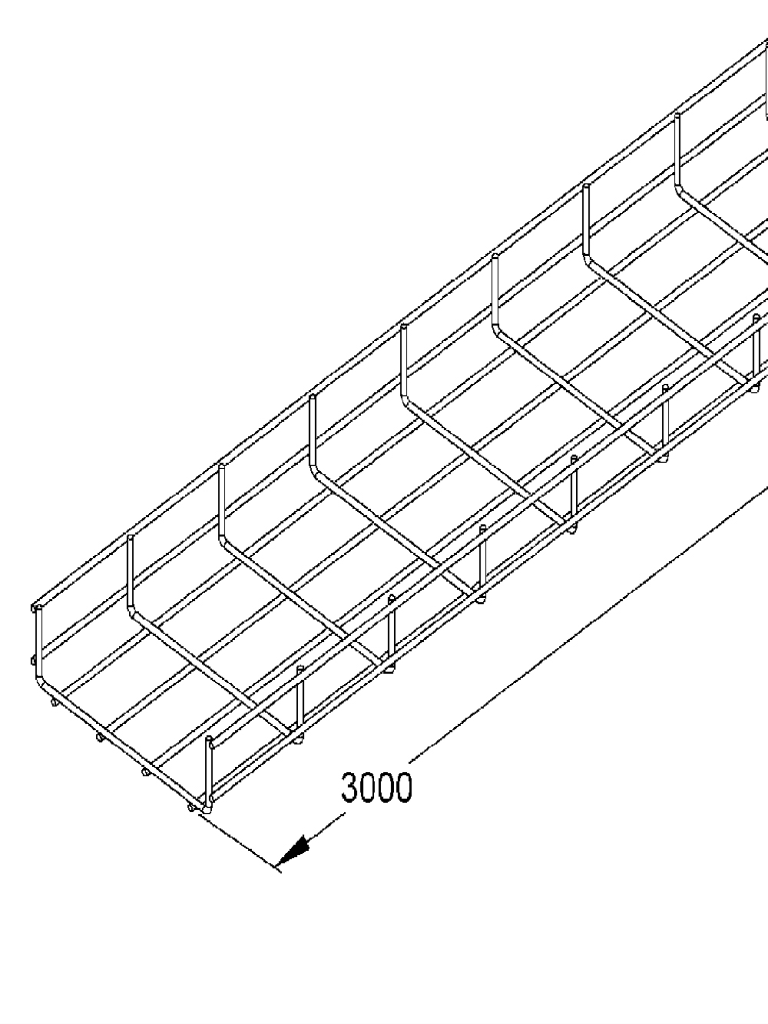 תעלת רשת 400X85 מגולוון