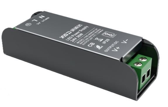 שנאי DC24V 36W AC100V-264V IP20 SLIM