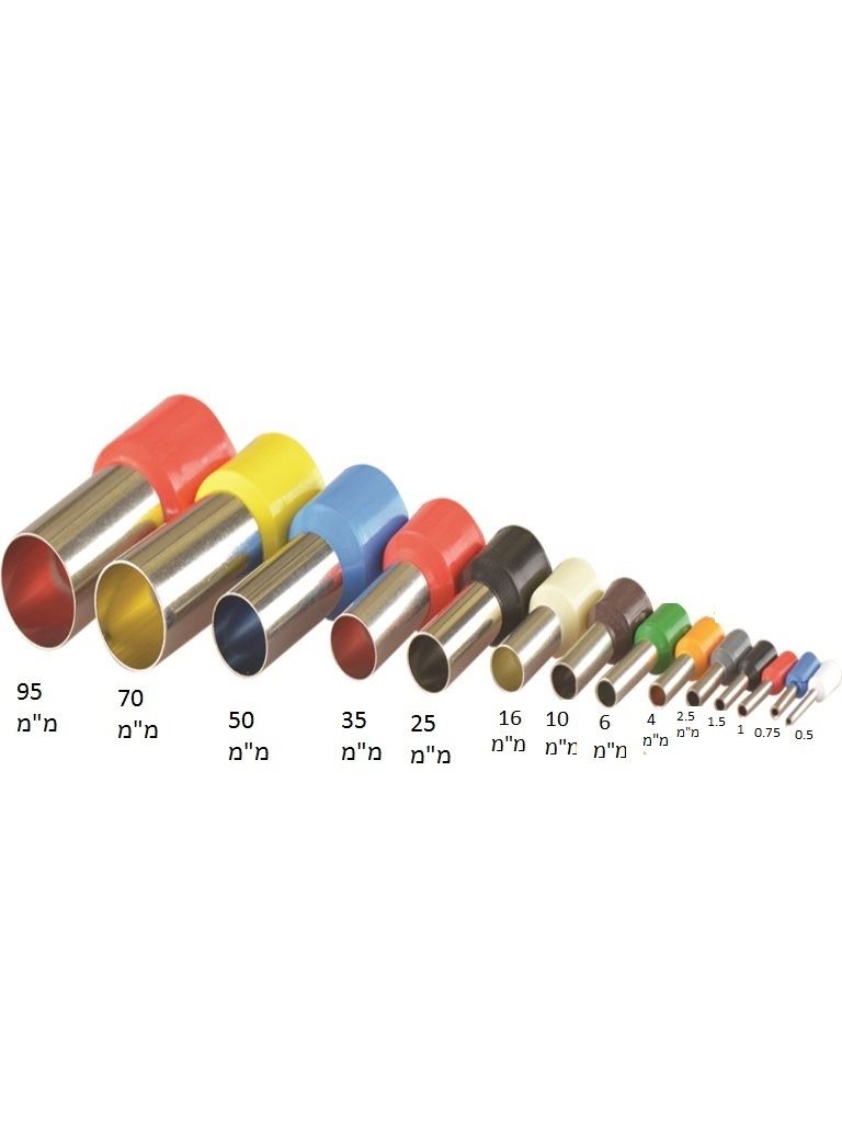סופית מבודדת 25 מ"מ  (יח') שחור