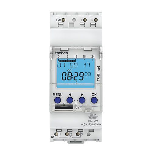 שעון יומי/שבועי 84 תוכניות TR-611 TOP-3