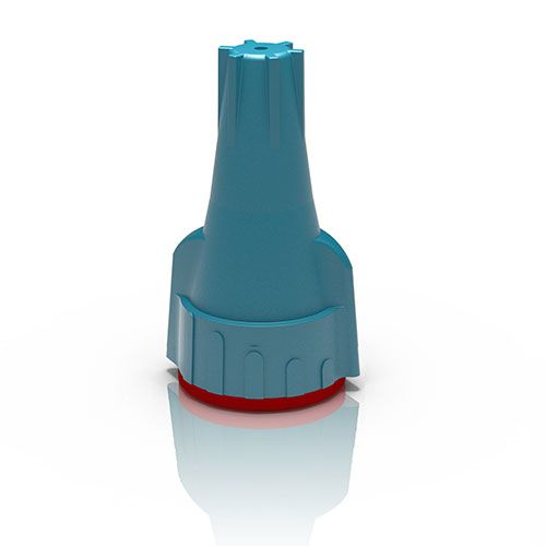 מארז 20 מחברי גינה סיליקון כחול/אדום  0.5-6MM