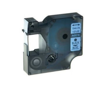 סרט תואם דיימו 12X7MM כחול/לבן E45014