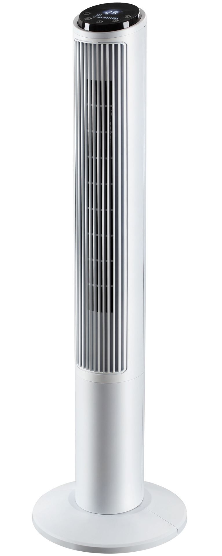 מאוורר מגדל דיגיטלי לבן כולל שלט VEGA